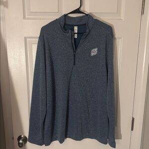 Rhone Peloton Men’s Blue 1/4 Pullover Sweater Sz XXL